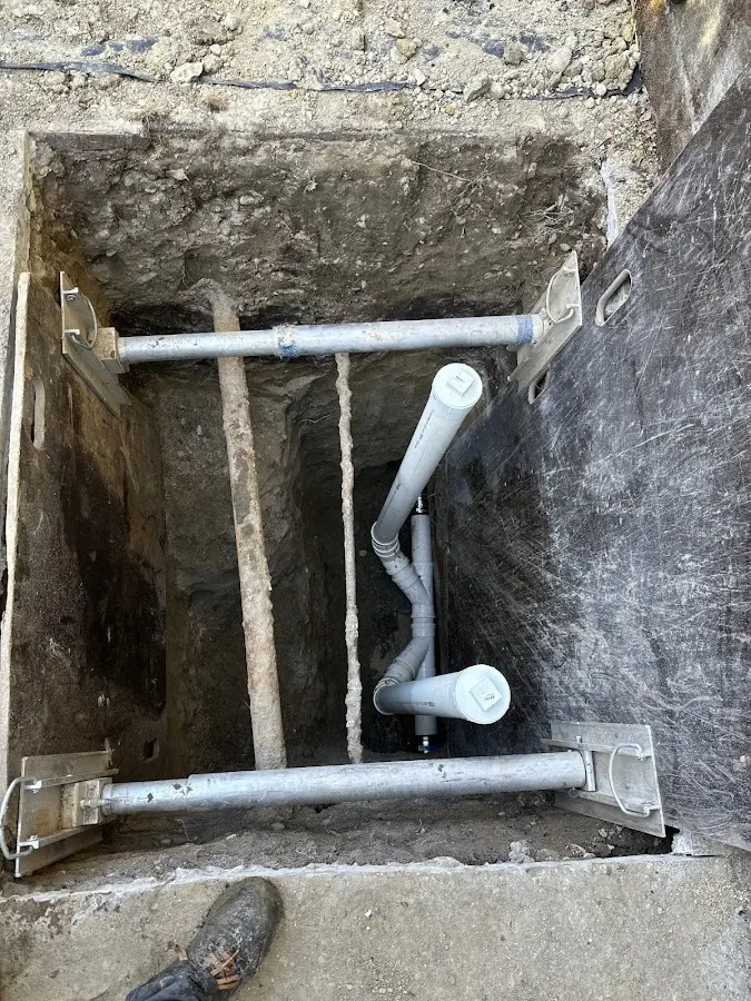 Experienced plumber completing Gas Line Repair work in Portage